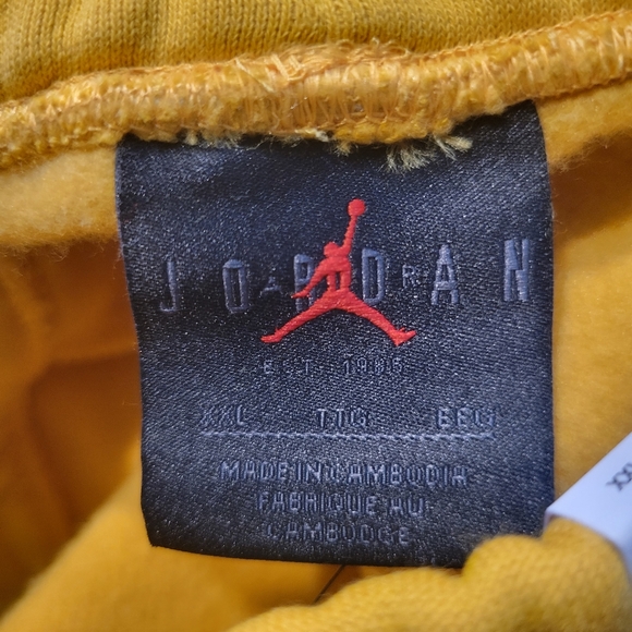 New Nike Air Jordan Jumpman Gold Joggers Sweatpants DC9608-781 - Picture 7 of 13